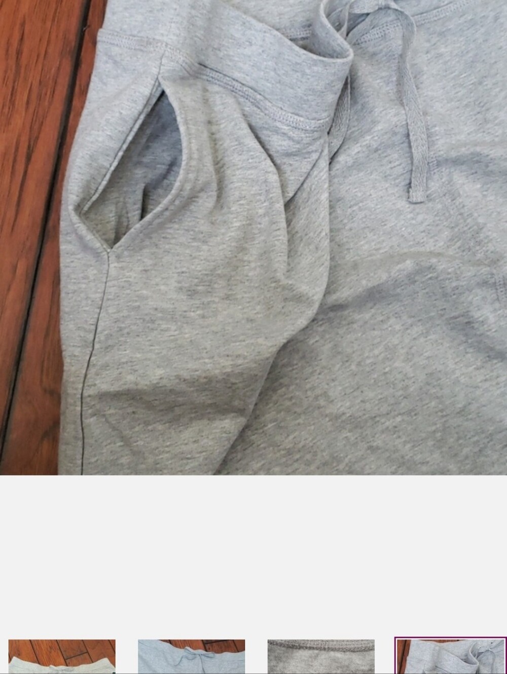 Karen Scott Heather Gray Pull-On Skort with Drawstring Waist - Picture 4 of 4